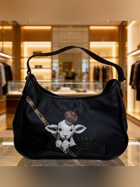 💥Today Only Sale 💥 L. A.M.B. Crown Lamb leather bag with dust bag $395